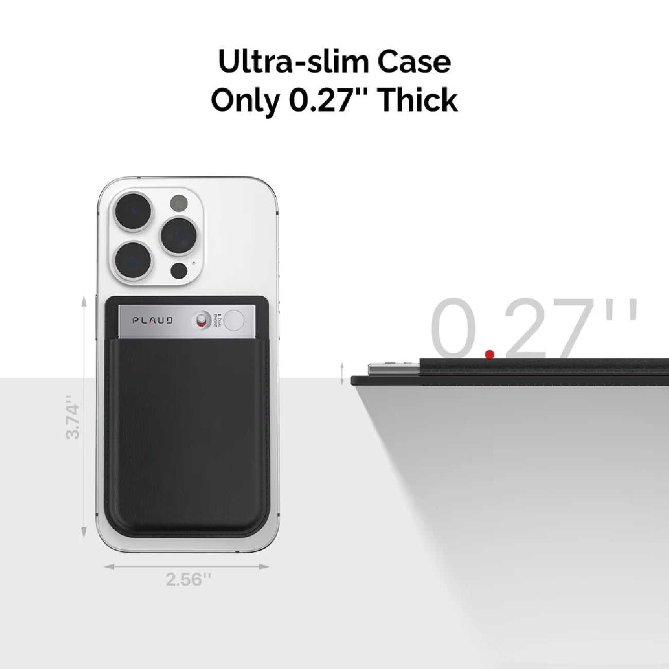 Plaud Note Magnetic Case- Black