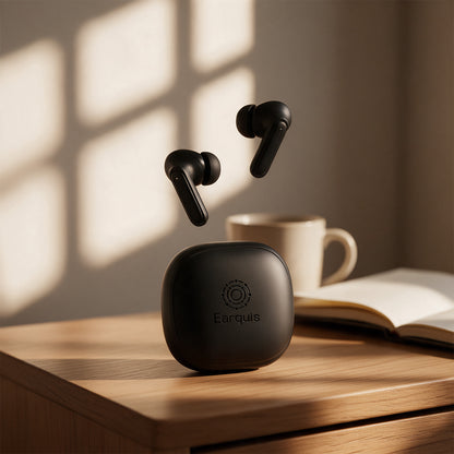Earquis One ANC Wireless Earphones (Jet Black)