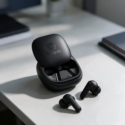 Earquis One ANC Wireless Earphones (Jet Black)