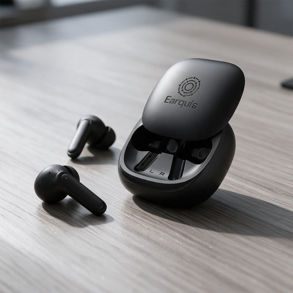 Earquis One ANC Wireless Earphones (Jet Black)
