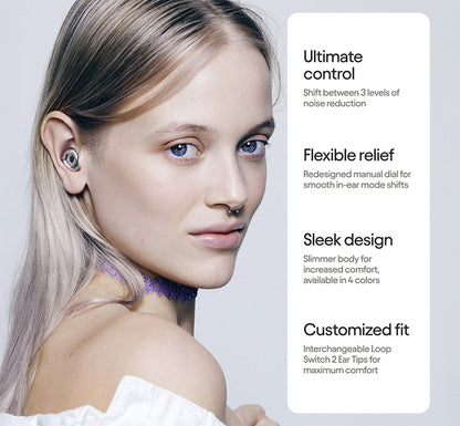 LOOP Switch 2 Emerald Earplugs