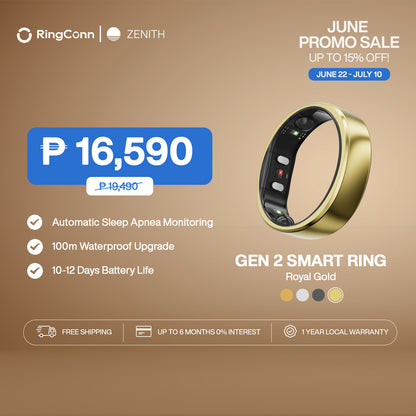 RingConn Smart Ring Gen 2 Royal Gold