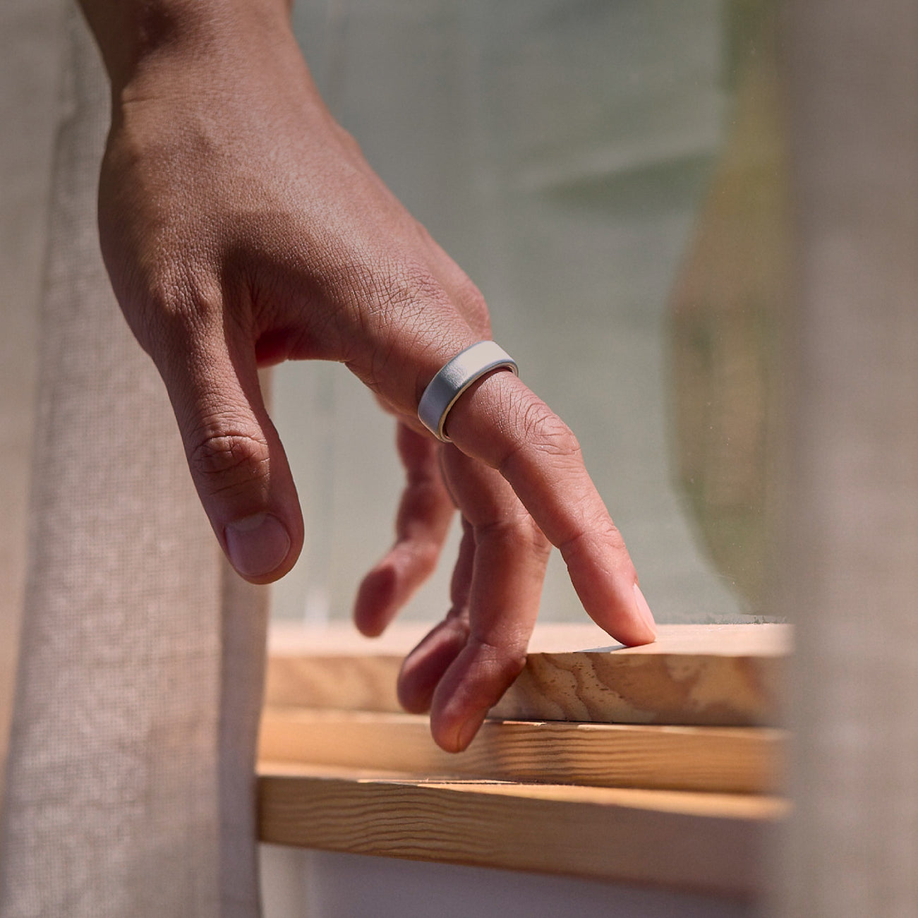 Oura Ring 4 Brushed Silver