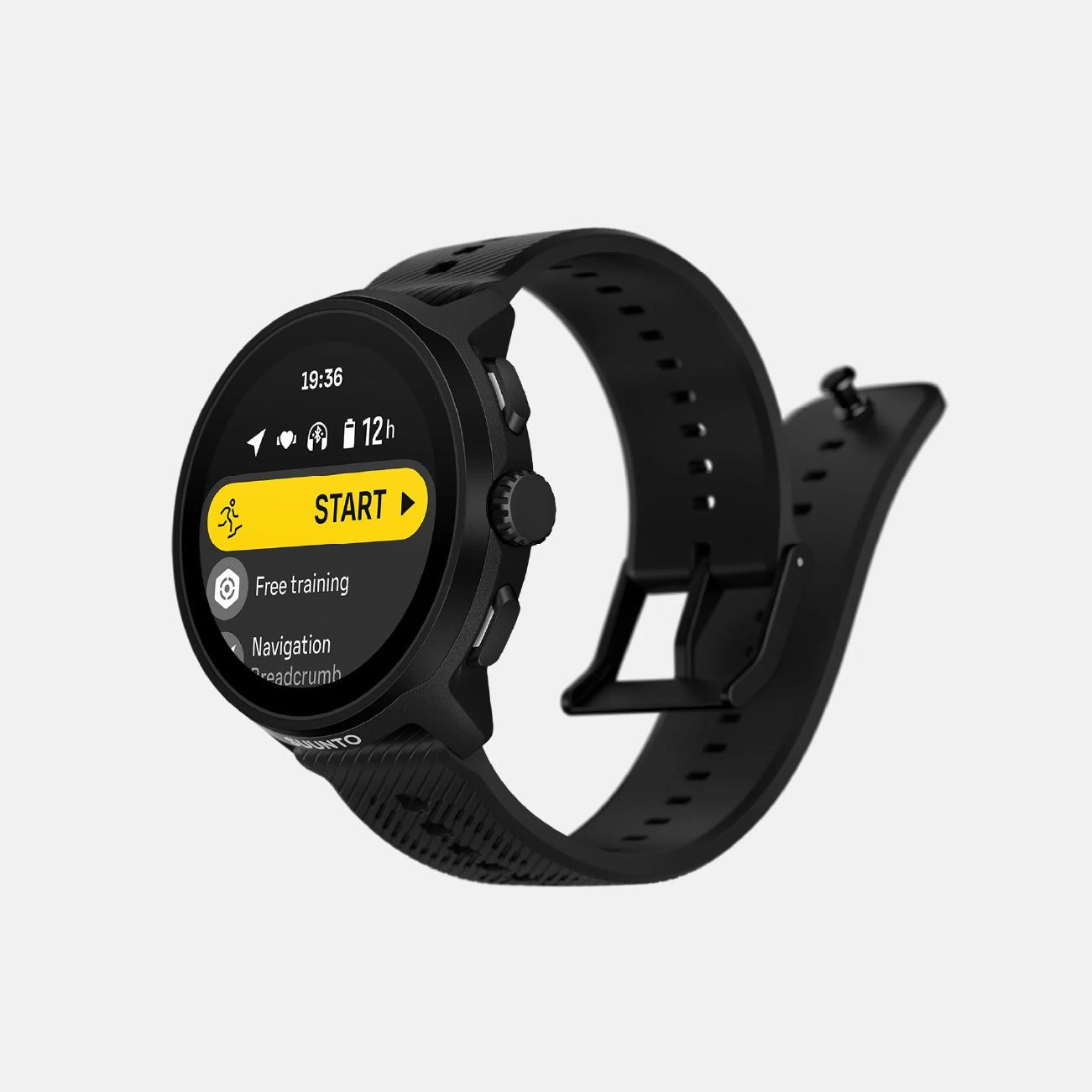 Suunto Run All Black With Silicone Strap