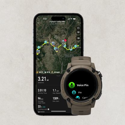 COROS NOMAD GPS Adventure Watch- Brown