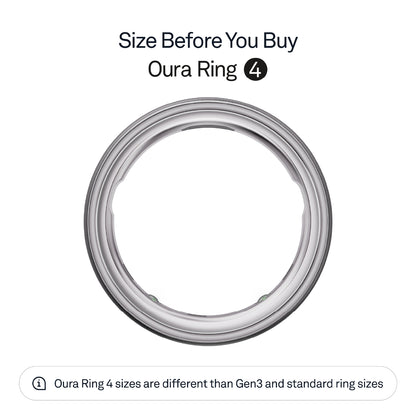 Oura Ring 4 Brushed Silver