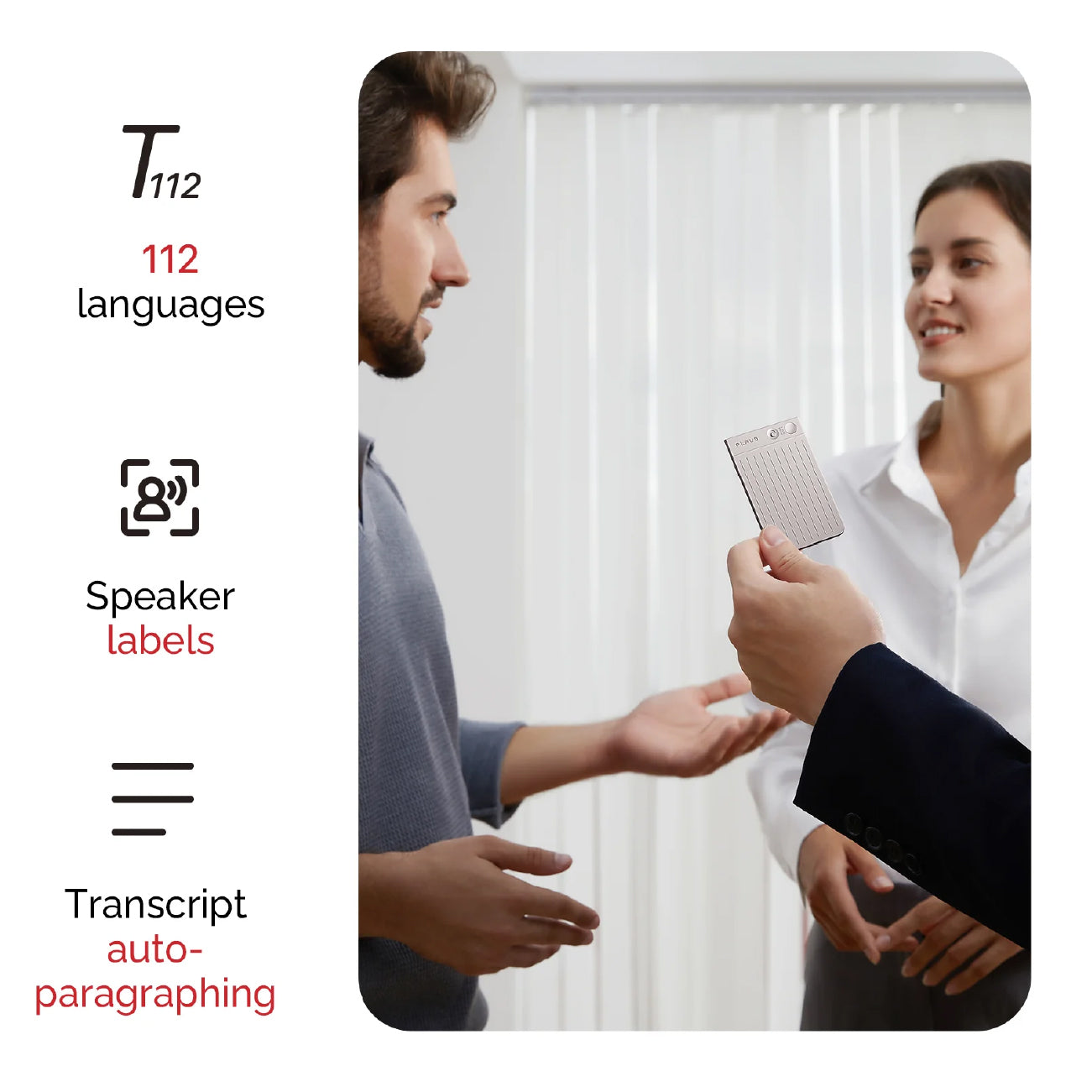 PLAUD.AI Plaud Note AI Voice Recorder Silver