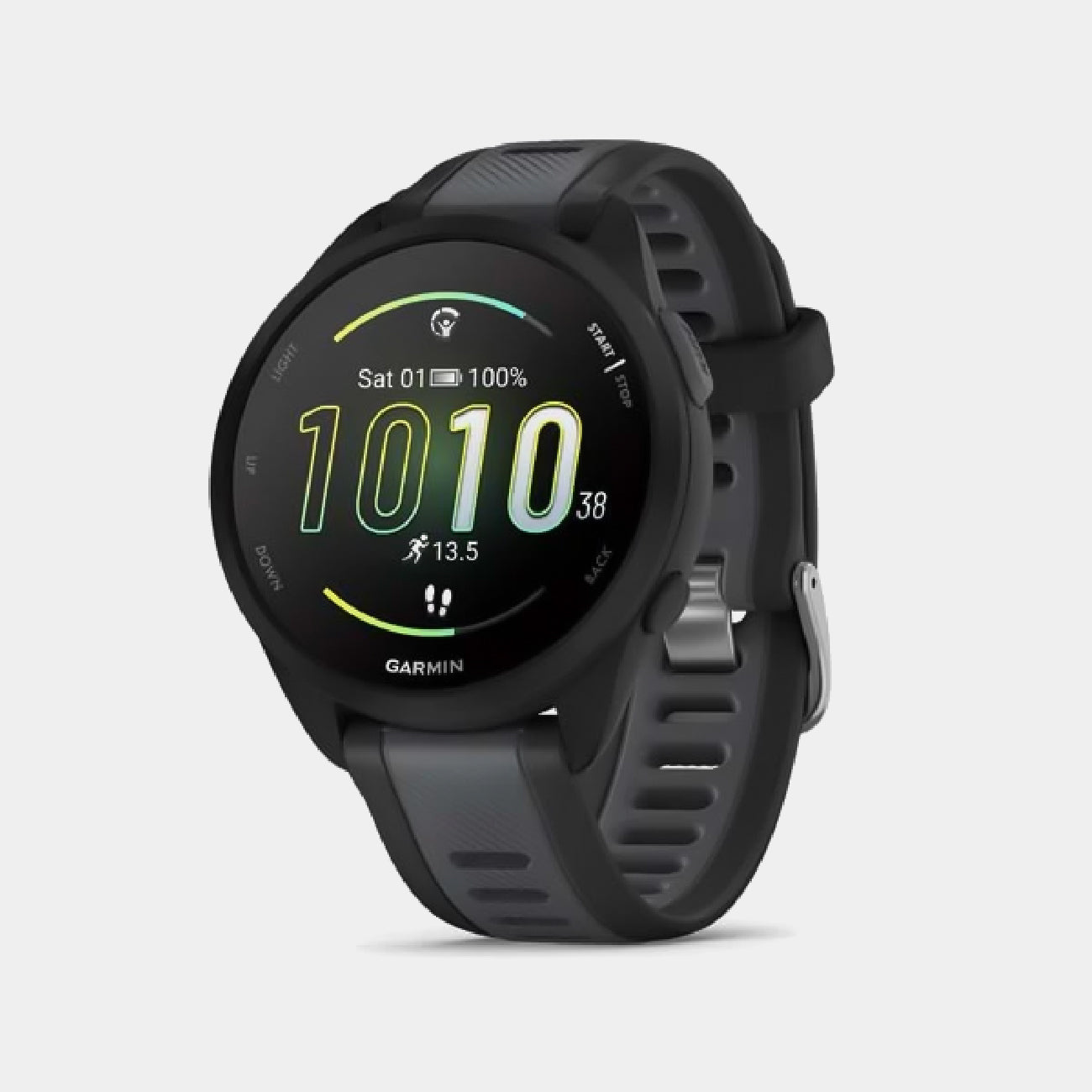 Garmin Forerunner 165 GPS Smart Watch (Black/Slate, Non-Rabbit)