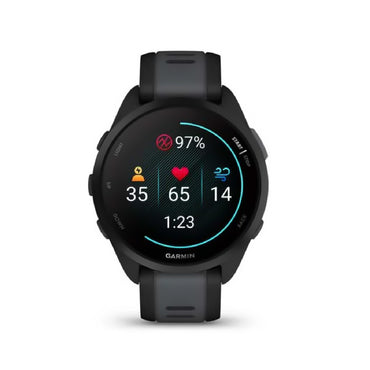 Garmin Forerunner 165 GPS Smart Watch (Black/Slate, Non-Rabbit)
