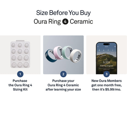 Oura Ring 4 Ceramic Cloud