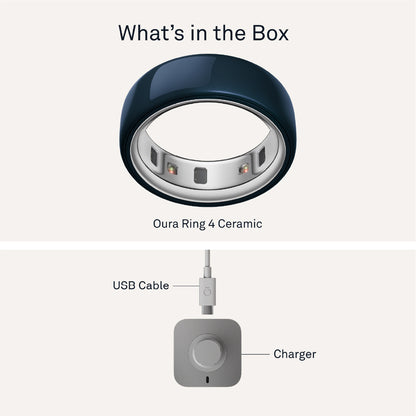 Oura Ring 4 Ceramic Midnight