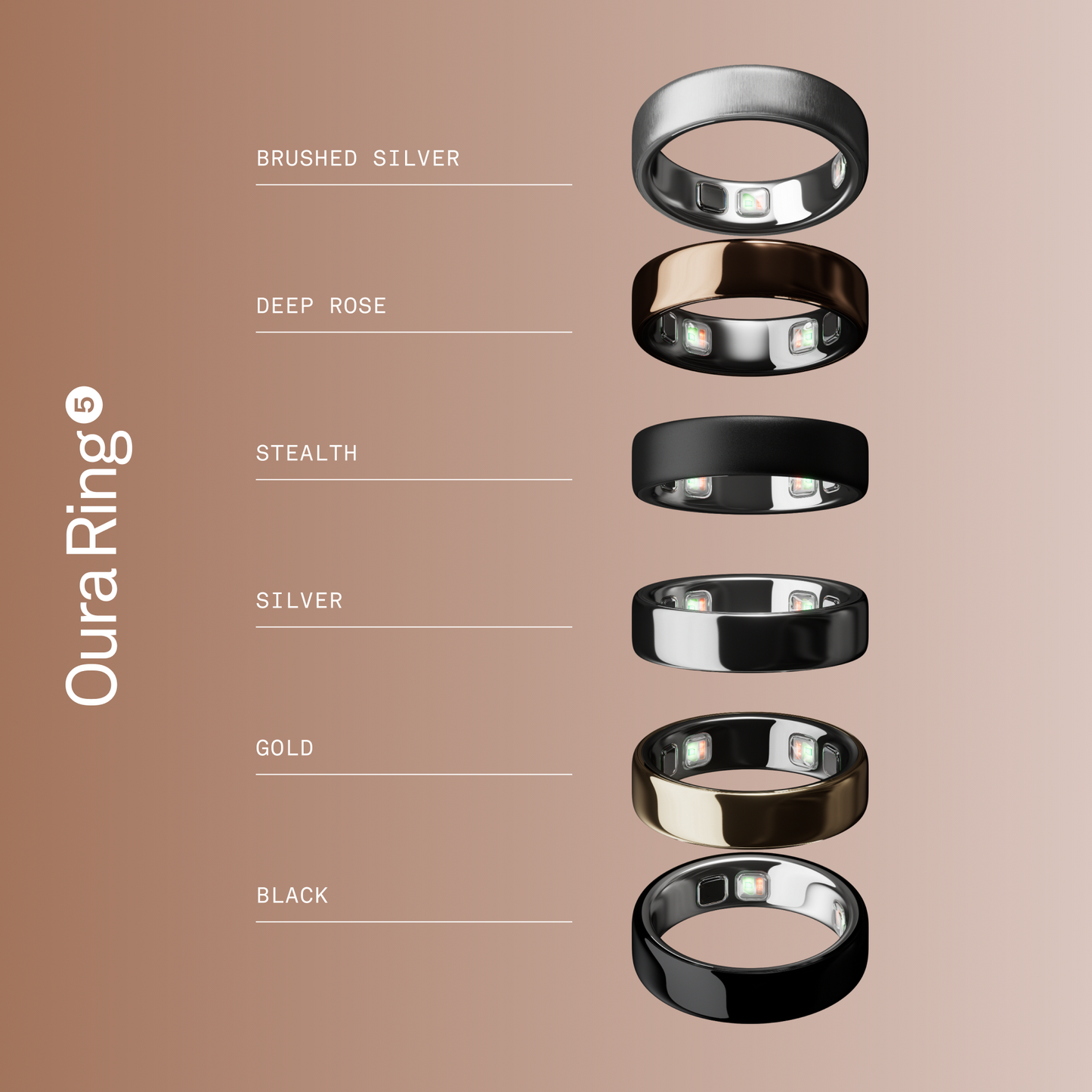 Oura Ring 5 Deep Rose