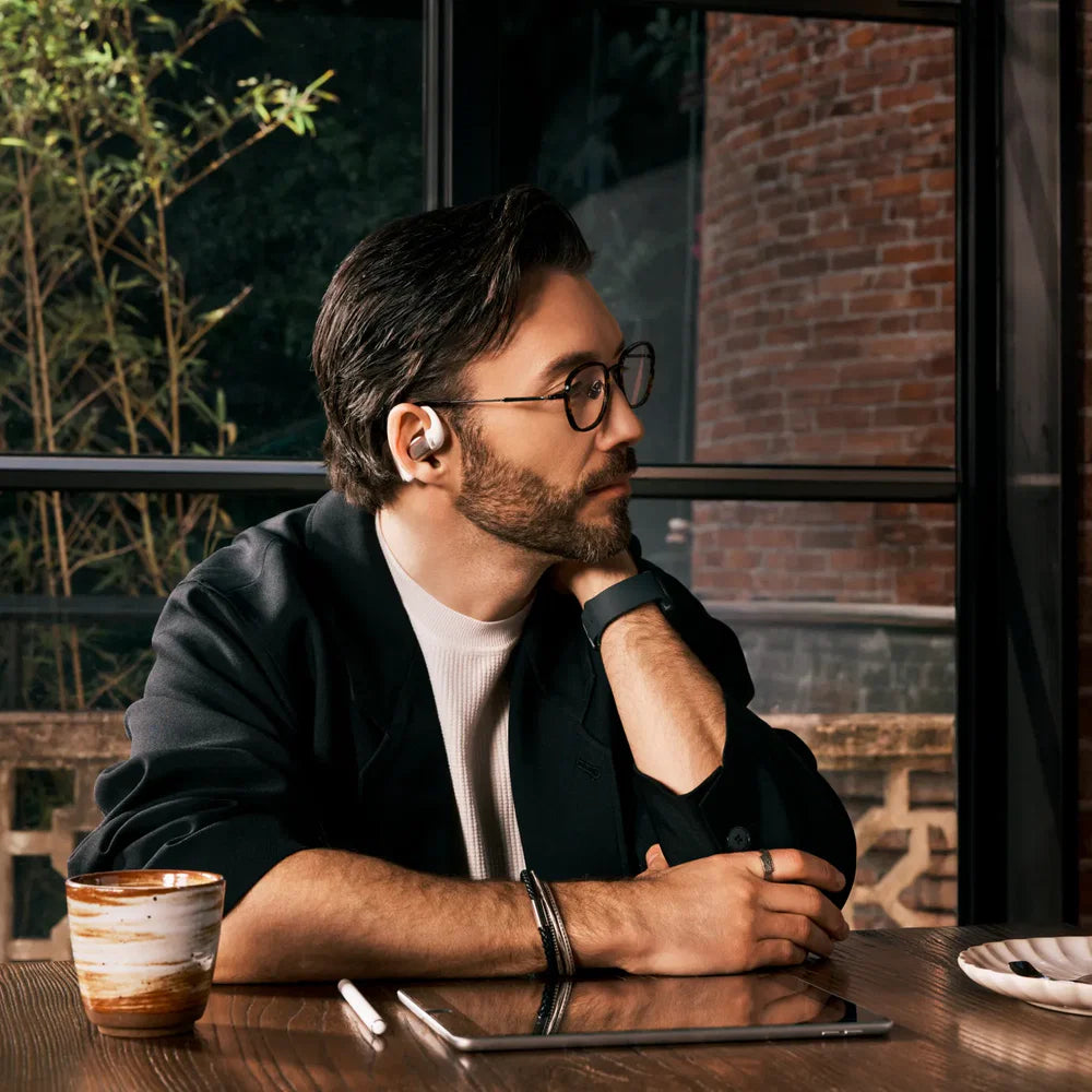 Shokz OpenFit Pro Open Earbuds with Noise Reduction and Wireless Charging