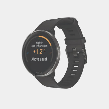 Polar Ignite 3- Titanium Black Silicone