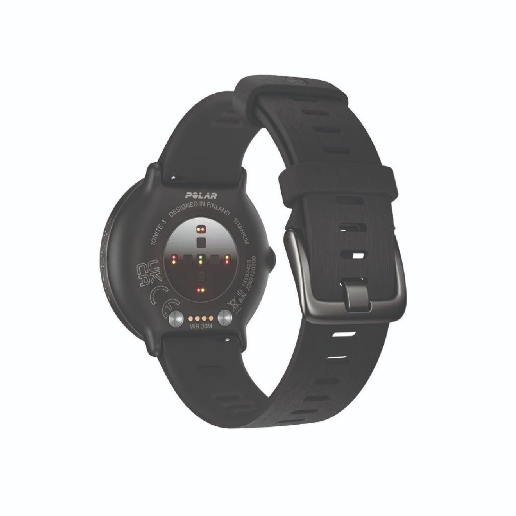 Polar Ignite 3- Titanium Black Silicone