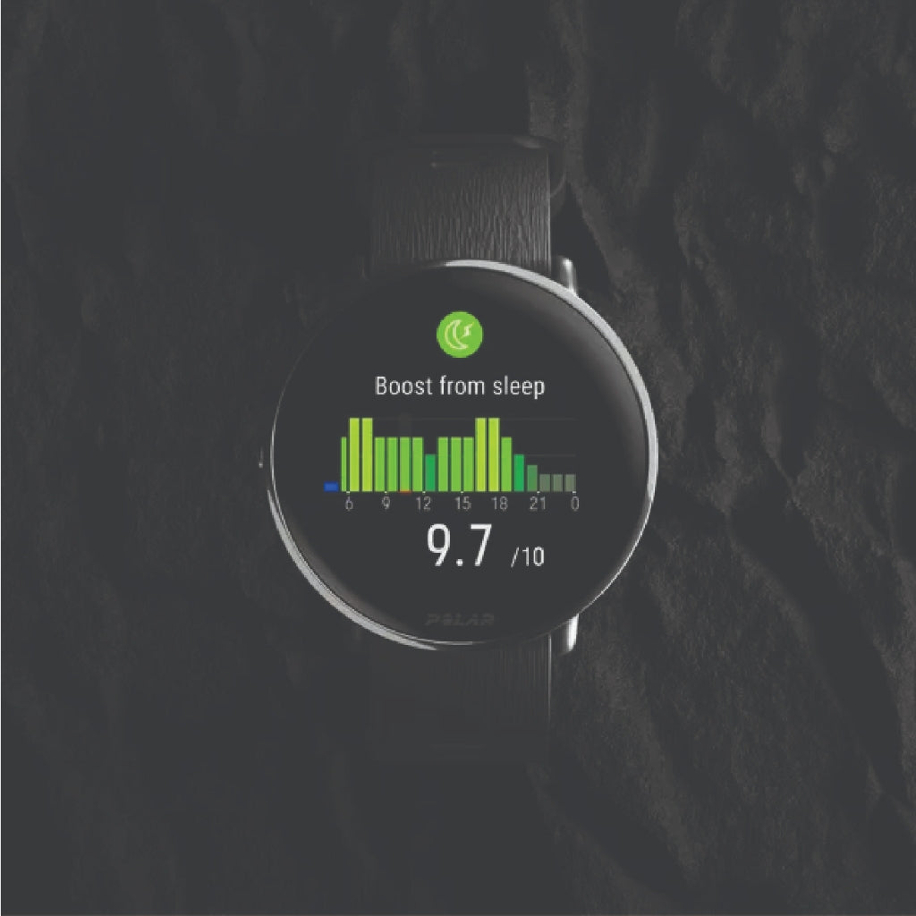 Polar Ignite 3- Titanium Black Silicone